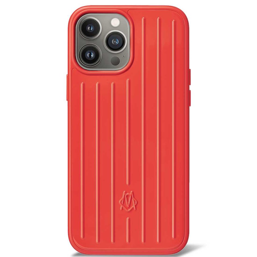 RIMOWA Tech Accessories - Polycarbonate Flamingo Red Case For Iphone 13 Pro Max Iphone Pro Max