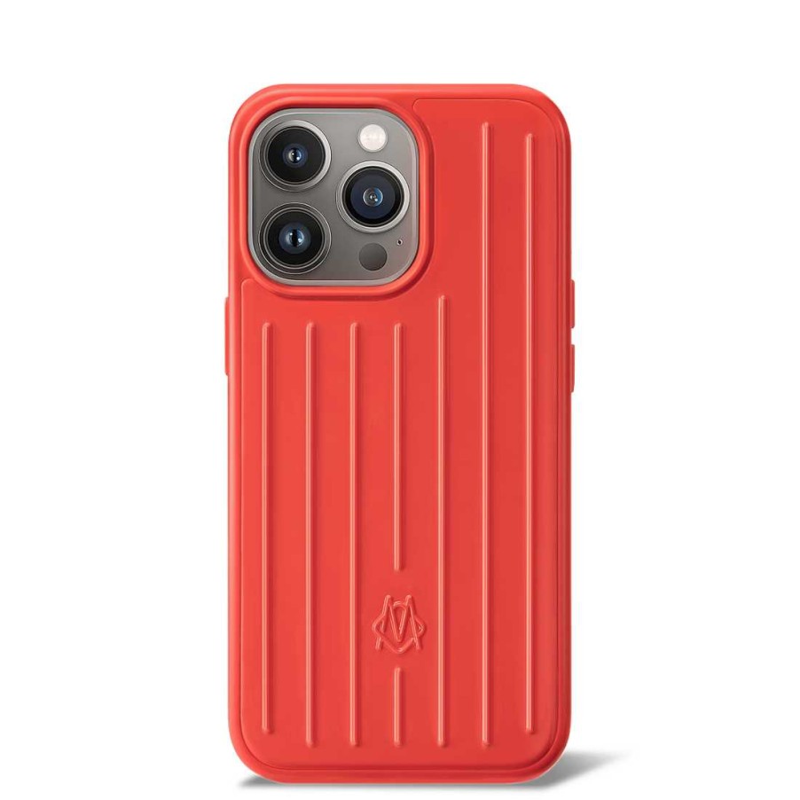 RIMOWA Tech Accessories - Polycarbonate Flamingo Red Case For Iphone 13 Pro Iphone Pro