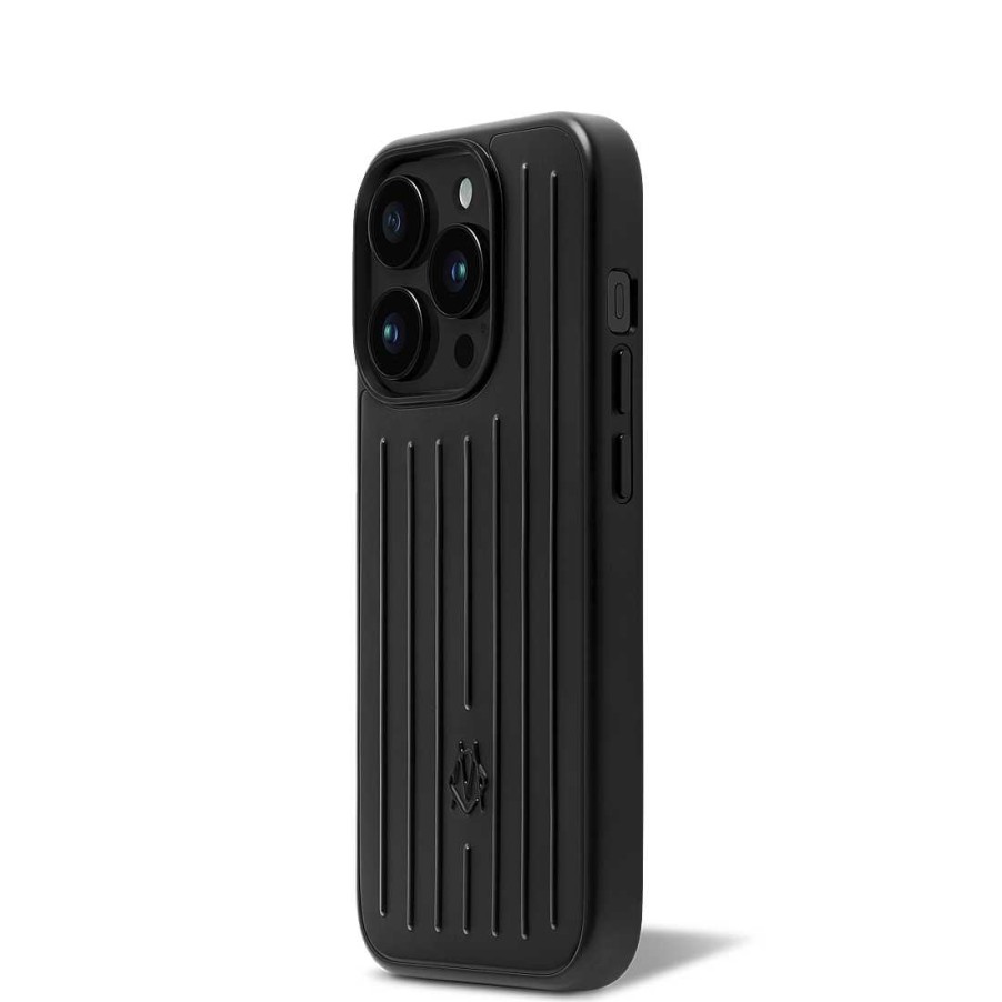 RIMOWA Tech Accessories - Aluminium Matte Black Case For Iphone 15 Pro Business Selection